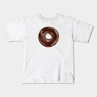 Chocolate-Glazed Donut Kids T-Shirt